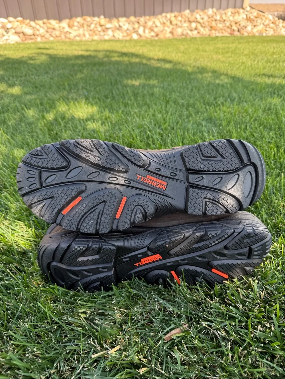 Merrell Men’s 11 Strongfield Leather Pull On Composite Toe Waterproof Boots EUC